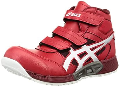 ASICS WINJOB CP308 AC Work Shoes, classic red/white, 9 US